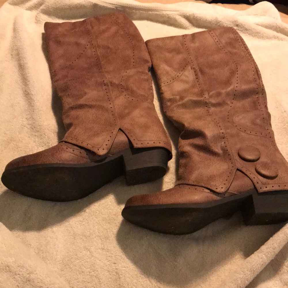 Not Rated Taupe Colored boot